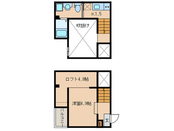 サンエイブリッジⅡの物件間取画像